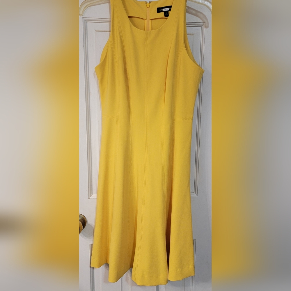 Banana Republic Yellow/Gold Dress, Size 2. From Spring 2019 collection.